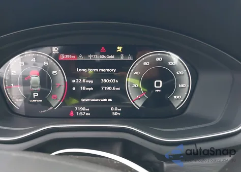 2023 Audi A5 Sportback Premium Plus 45 Tfsi S Line Quattro S Tronic из США, поврежденный, VIN WAUFACF57PA020730